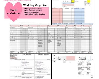 day of wedding spreadsheets day of timeline music list