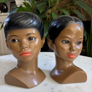 MCM vintage Marwal Boy & Girl Head Bust Pair