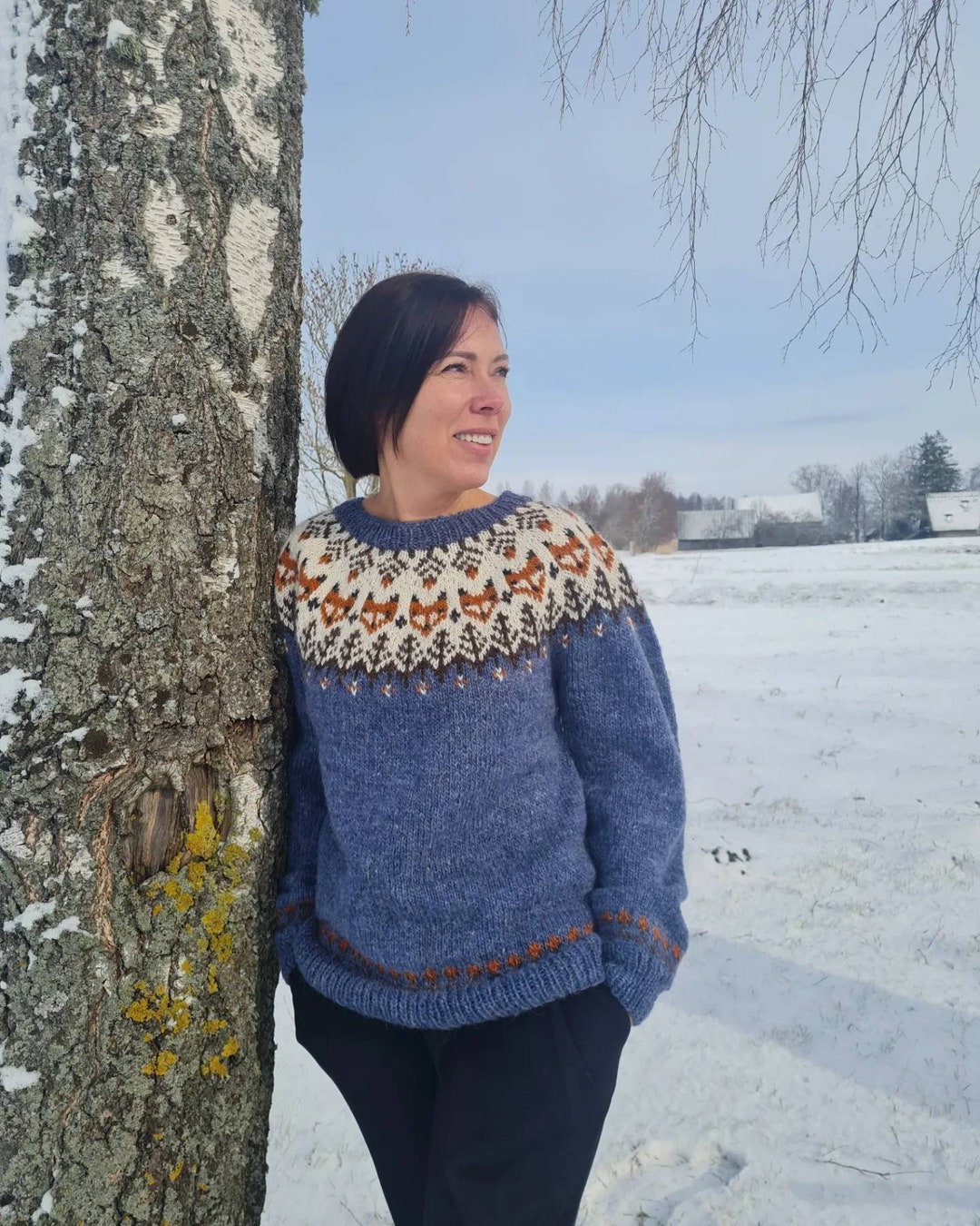 Lettlopi Sweater, Hand Knit Icelandic Sweater, MADE TO ORDER Etsy