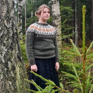 MADE TO ORDER, Lettlopi sweater, Hand knit Icelandic sweater image 3