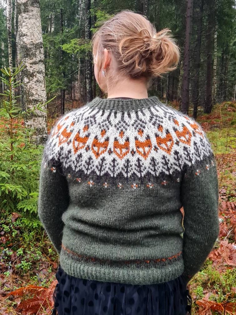 MADE TO ORDER, Lettlopi sweater, Hand knit Icelandic sweater image 2