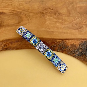 Bold Hair Barrette - Vibrant Hair Clip for Women - Large Hair Accessories - Glass Hair Jewelry Handmade Gift