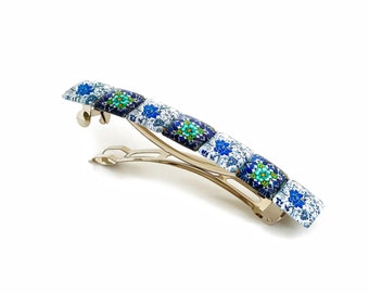 Elegante clip Barrette, accesorio para el cabello de moda, joyería para el cabello hecha a mano, regalo único para mujeres y niñas