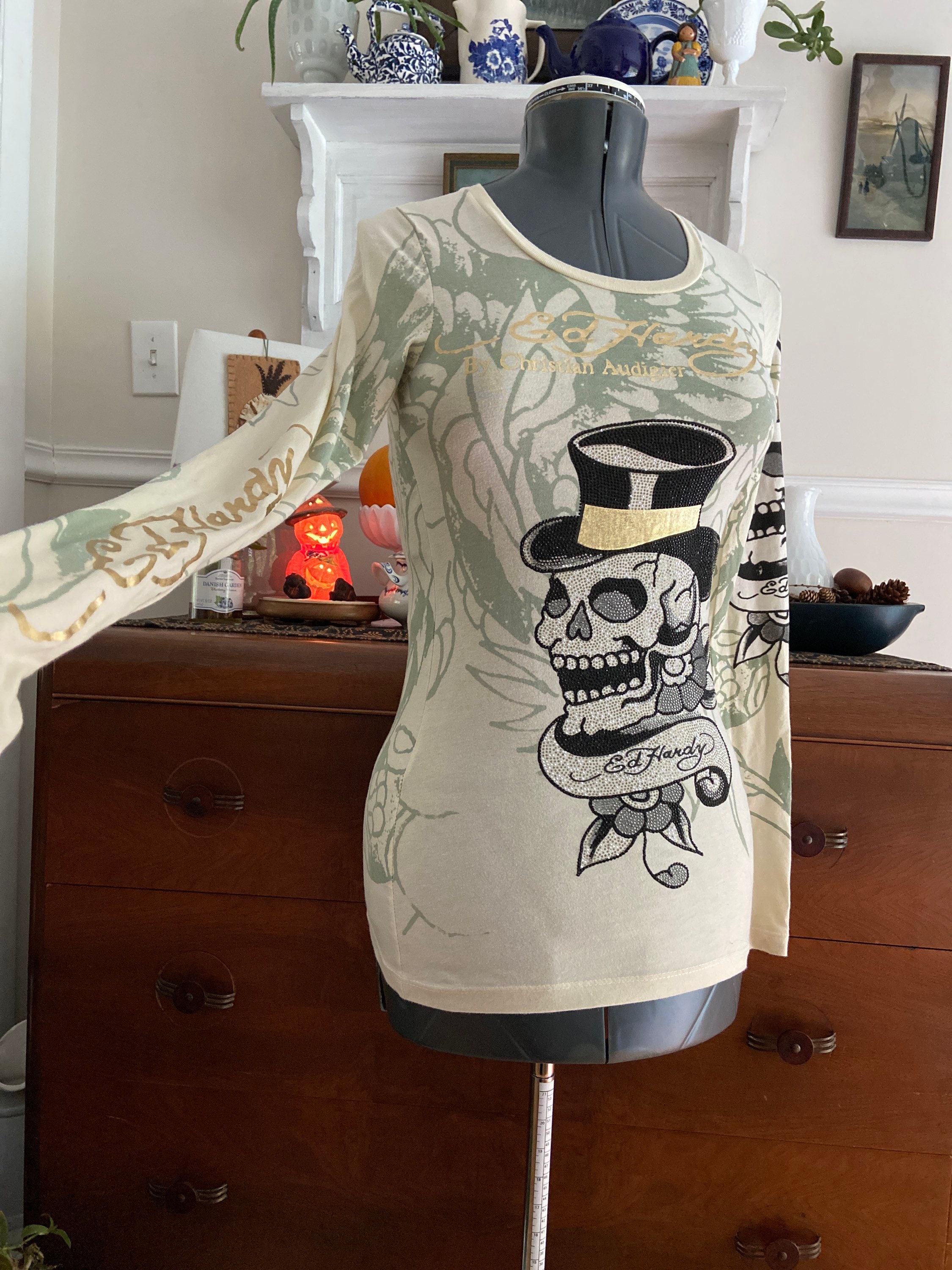 Ed Hardy エドハーディー ed hardy Tシャツ スカルtシャツ