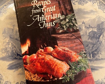 Benson and Hedges Recipes from Great American Inns 1981 Cookbook Hardcover with Spiral Binding
