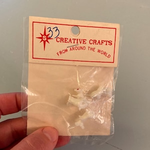 Creative Crafts White Rat Miniatures - Tiny Red Eyes Rats for Crafting