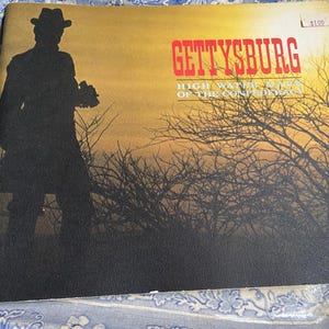 Vintage Gettysburg High Watermark of the Confederacy Paperback Book 1956 Photo History Book of the Civil War