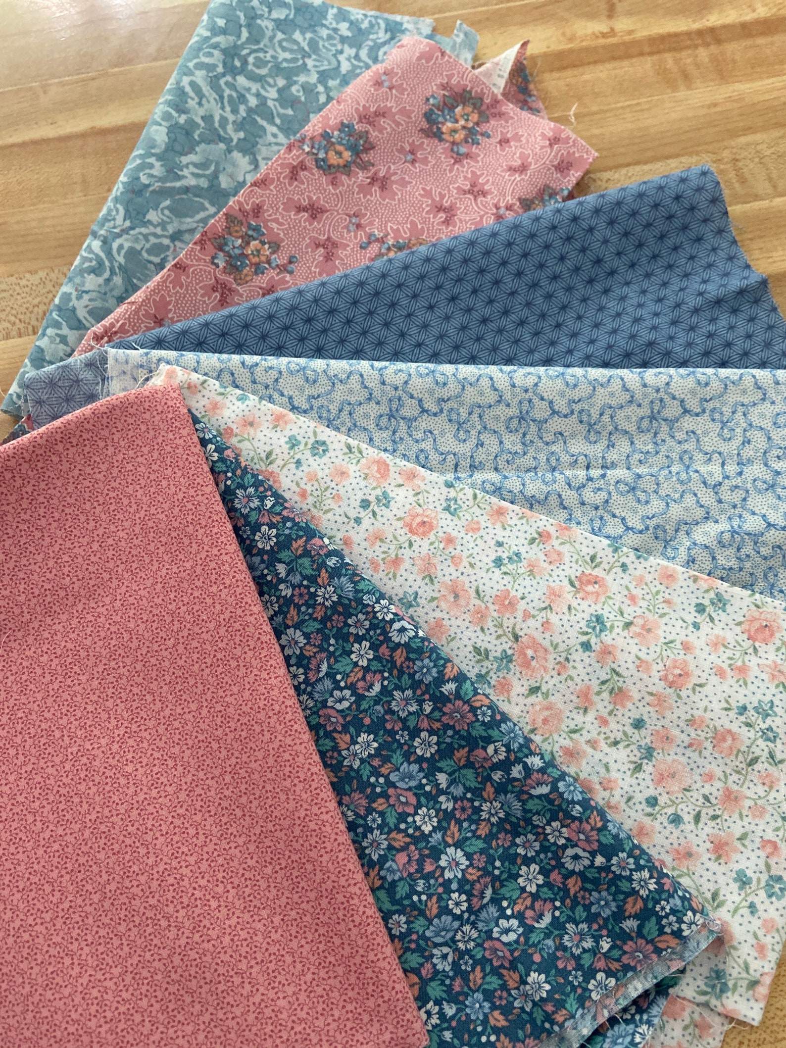 Quilting Fabric Medley Coordinating Quilting Fabrics Etsy