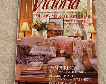Vintage Victoria Magazine September 2000 - Bliss Victoria - Follow Your Heart Home - Private Places Intimate Thoughts