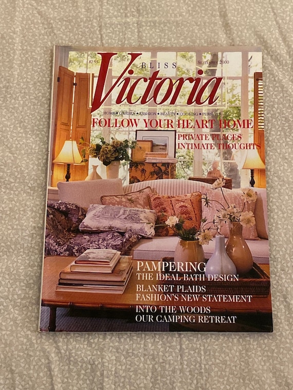 Vintage Victoria Magazine September 2000 Bliss Victoria Etsy