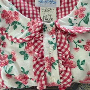 VTG NWT Lanz of Salzburg Cotton Flannel Nightgown Size S