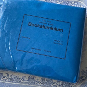 Paquet VTG de feuilles de livre en aluminium de 5,5 po. Fabriqué en Allemagne, livre en aluminium