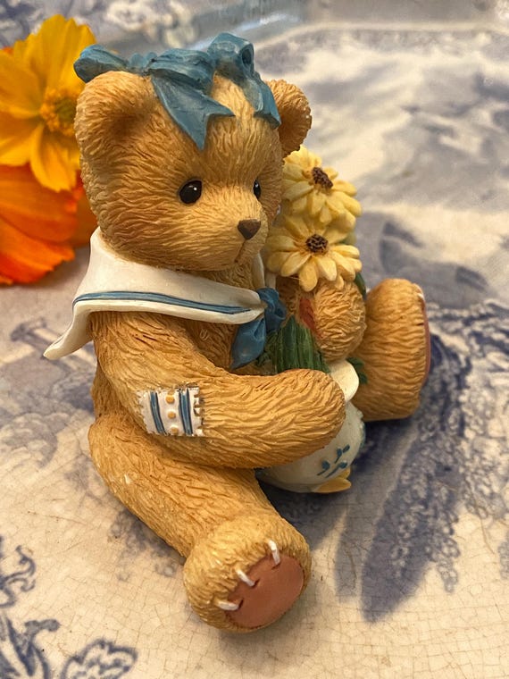 靴 uncle teddy bear  Rossendale VTG Cherished Teddies Figurine Brown Eyed Susan 1996 Pricilla