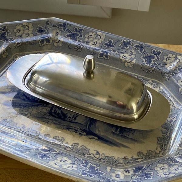 Retro Butter Dish Etsy