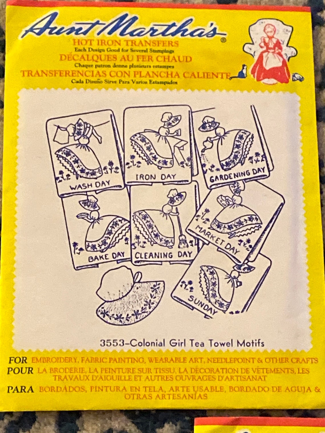 Aunt Marthas Hot Iron Transfers 3 Iron Transfers - Etsy