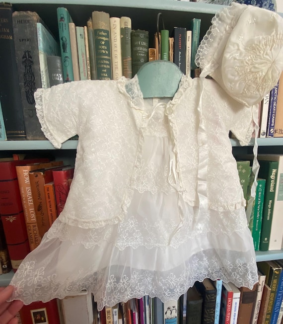 Vintage Christening Dress Ensemble