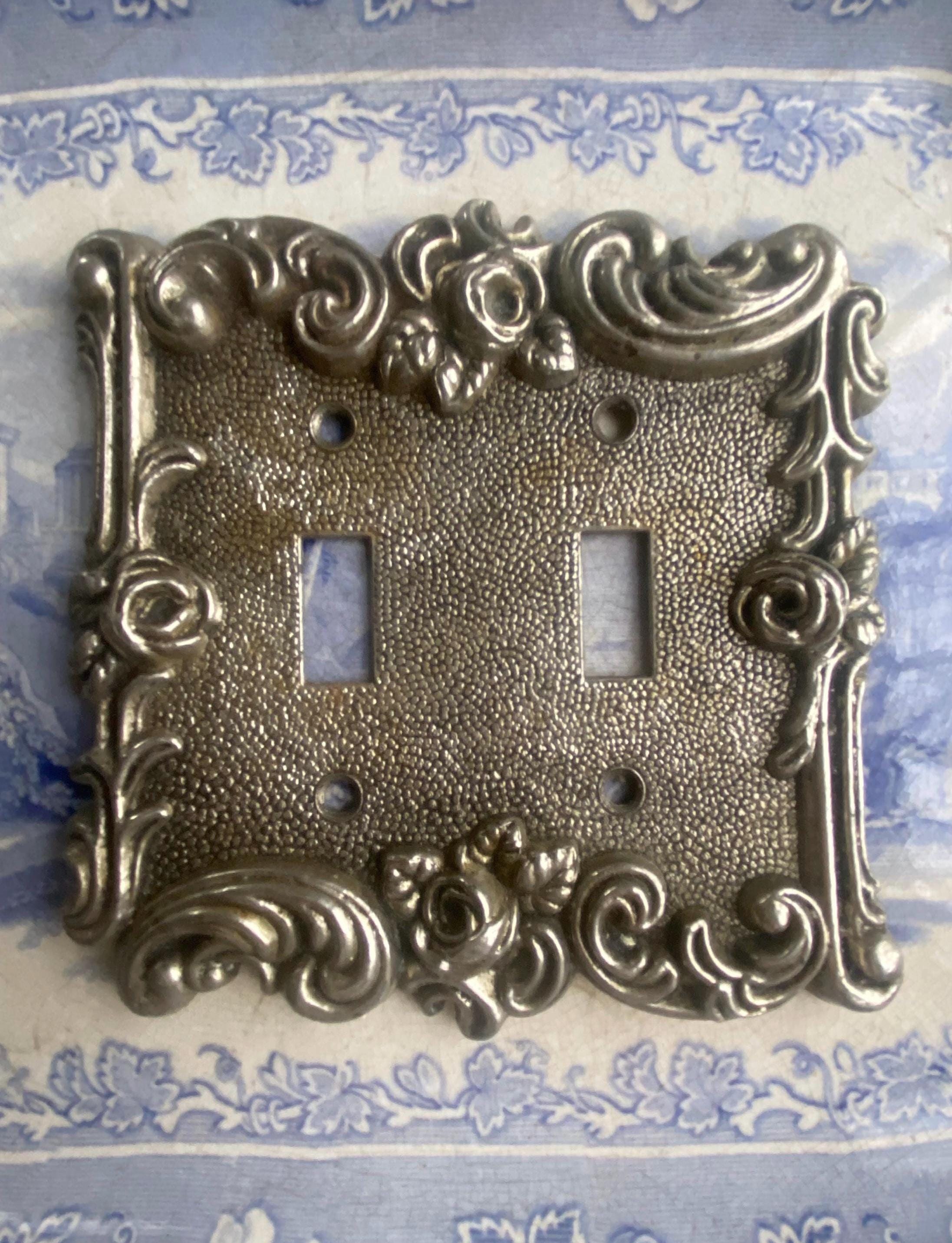 1967 Decorative Metal Light Switch Cover by American Tack and