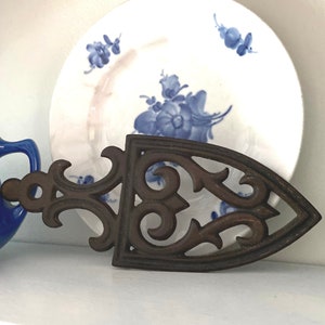 Cast Iron Trivet - Iron Rest Cast Iron - Hangable Decorative Trivet