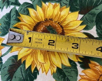 Sunflower Cotton Fabric, Cranston Print Works 