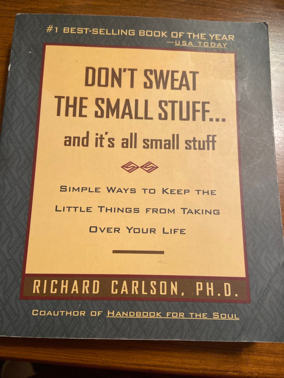 Don T Sweat The Technique Traduction Dont Sweat the Small Stuff et cest tout petit livre de poche | Etsy
