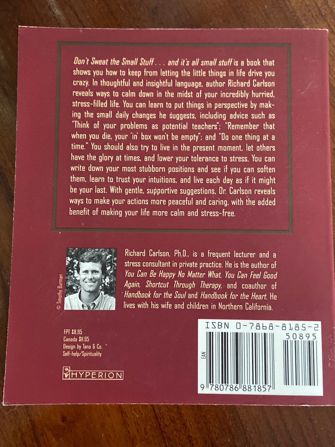 Don T Sweat The Technique Traduction Dont Sweat the Small Stuff et cest tout petit livre de poche | Etsy