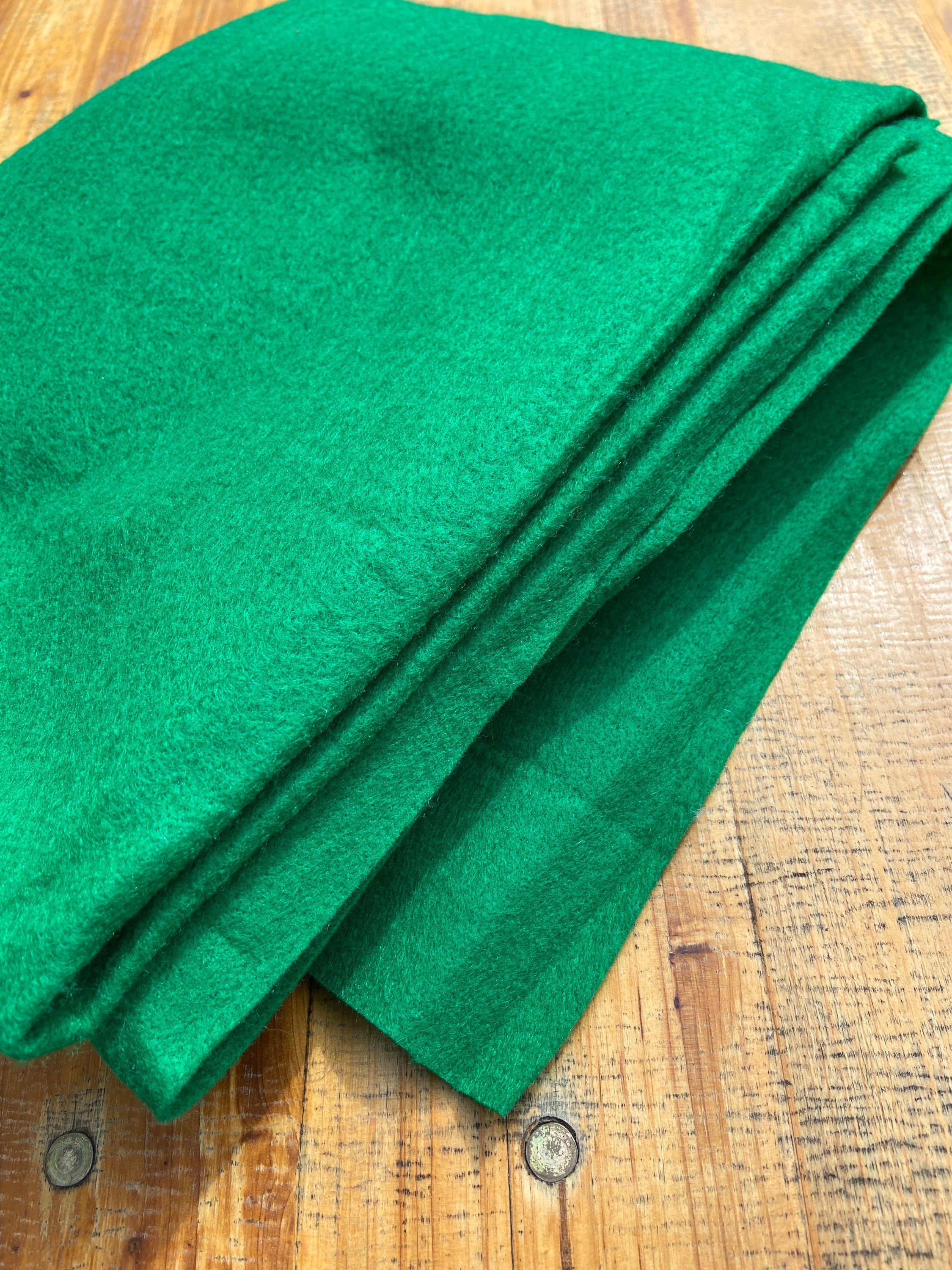 72 Classic Kelly Green Felt Fabric by the Yard (Free Shipping