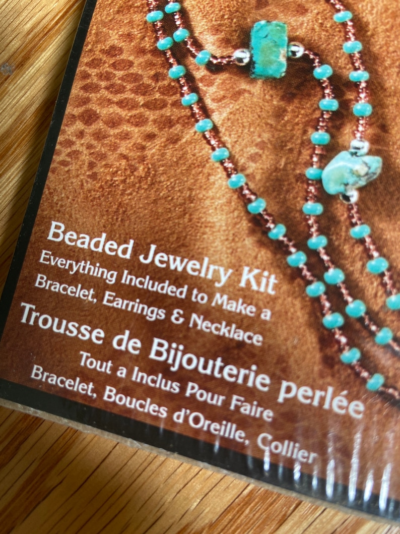 Beaded Jewelry Kit Turquoise Jewelry Kit Janlynn Kit Bead Delights Kit By Ann Benson