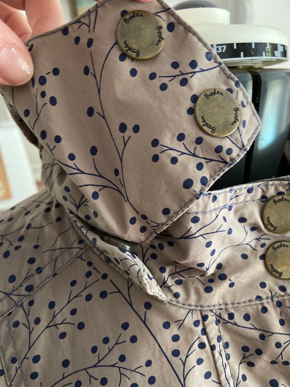 Boden Waxed Cotton Parka Lined Rain Jacket Britis… Gem