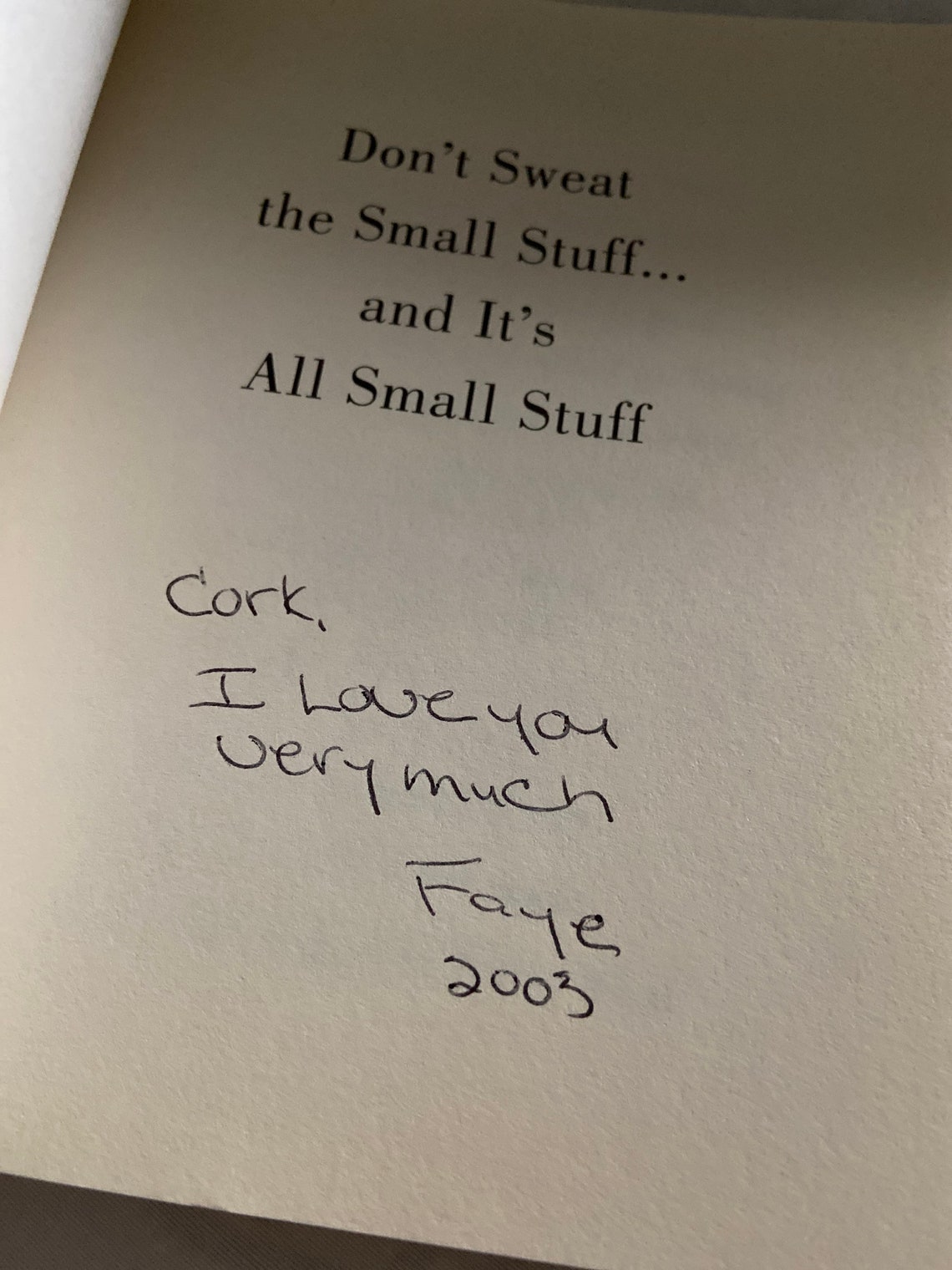 Don T Sweat The Technique Traduction Dont Sweat the Small Stuff et cest tout petit livre de poche | Etsy