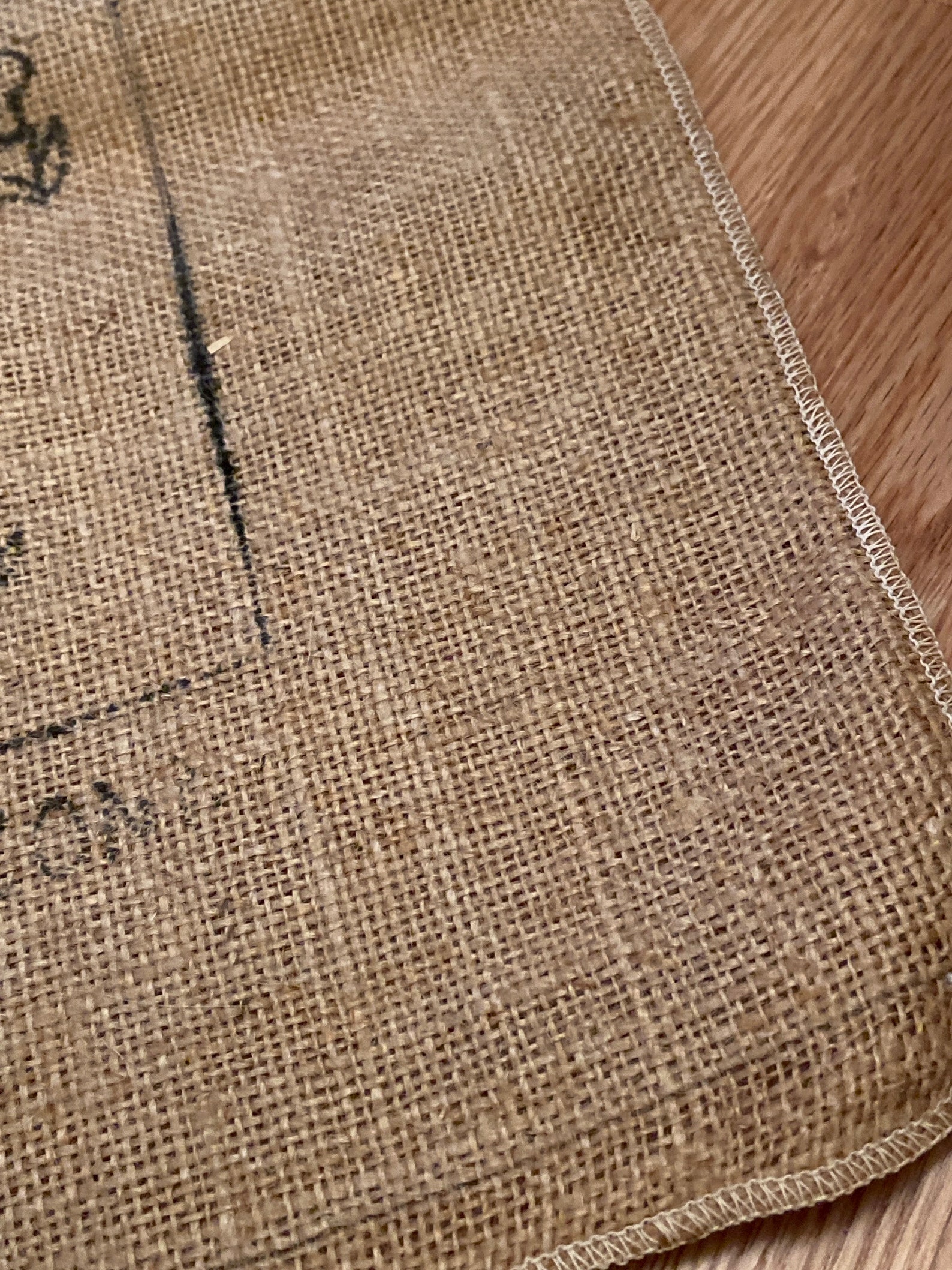 Burlap Rug Hooking Base Fraser Co Life in the Country Rug Etsy