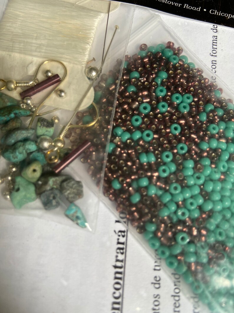 Beaded Jewelry Kit Turquoise Jewelry Kit Janlynn Kit Bead Delights Kit By Ann Benson