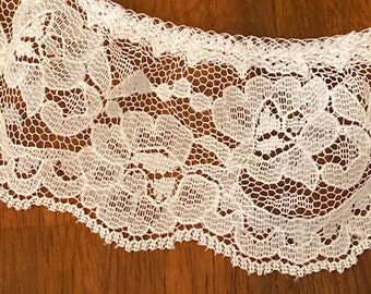 Bright White Lace Trim - 7 Yards of 2 Inch Lace