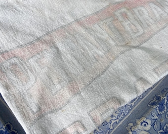 Vintage Pennant Brand Feed Sack in Rustic Condition