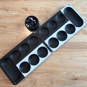 3D Printed Mancala Game Board with 48 Game Stones image 6