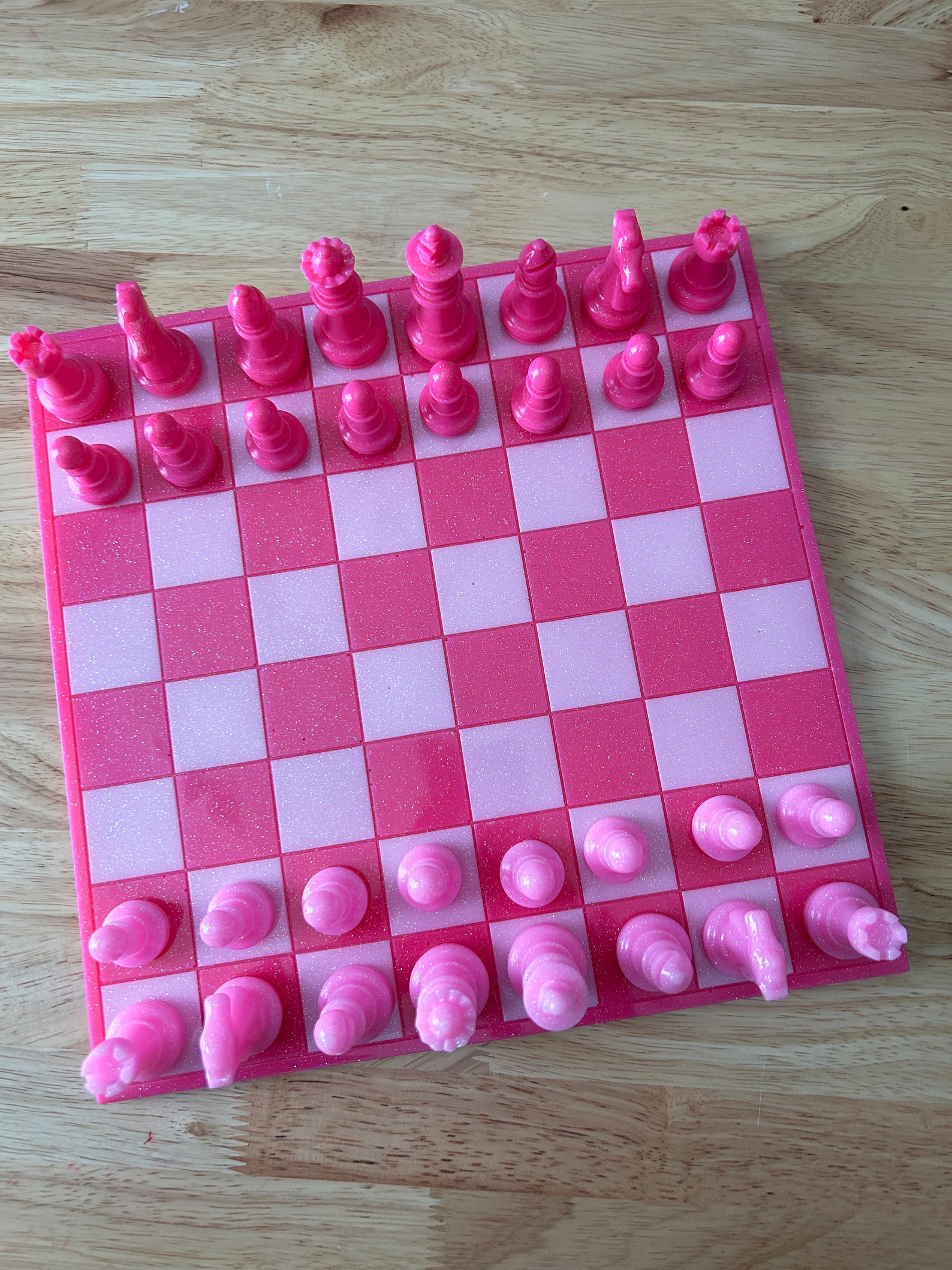Made to Order Chessboard | Pink | Sizes Available - 11