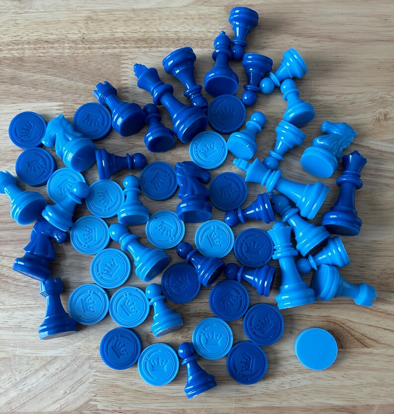 Made to Order Chessboard | Blue/light Blue | Sizes Available - 11 ...