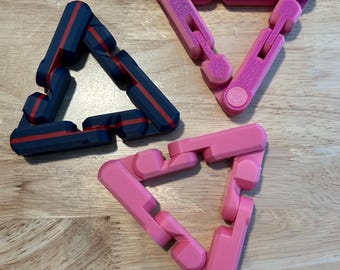 Infinity Flip Fidget Toy | 3D Printed |  Sensory | Focus | Stress Relief | Concentration | Stimulation