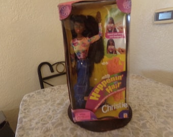 1998 Barbie Christie Happenin Hair African American Doll-MJ3