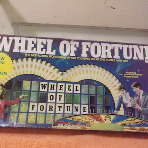 1985 Wheel of Fortune Board Game