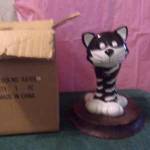 Vintage Cat Planter