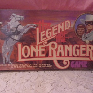 1980 The Legend of the Lone Ranger Board Game