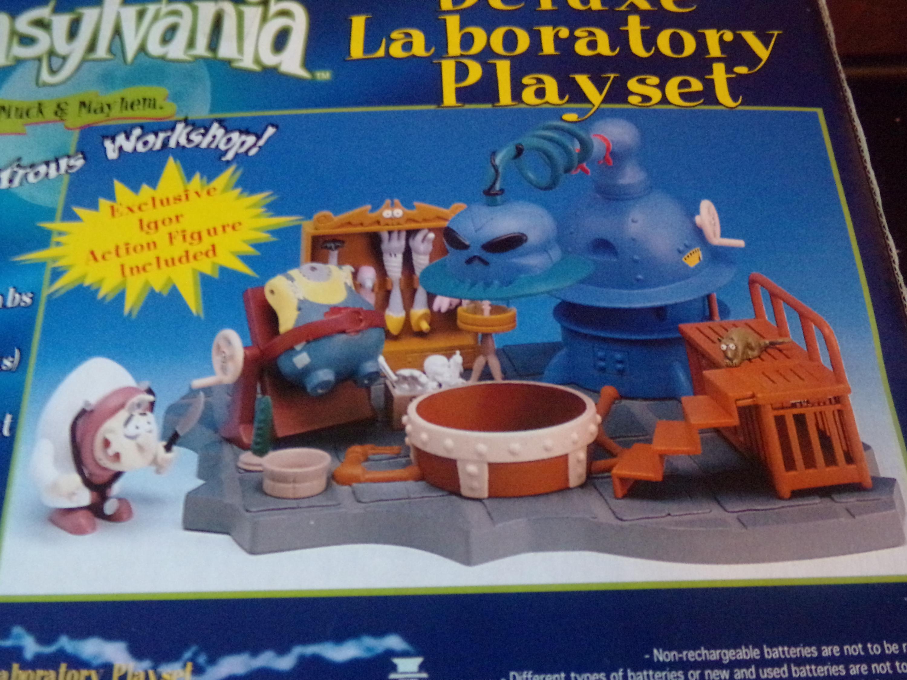 Toonsylvania トゥーンシルバニア フィギュア　セット　1998 1998 Toonsylvania Deluxe Laboratory Play Set - Etsy