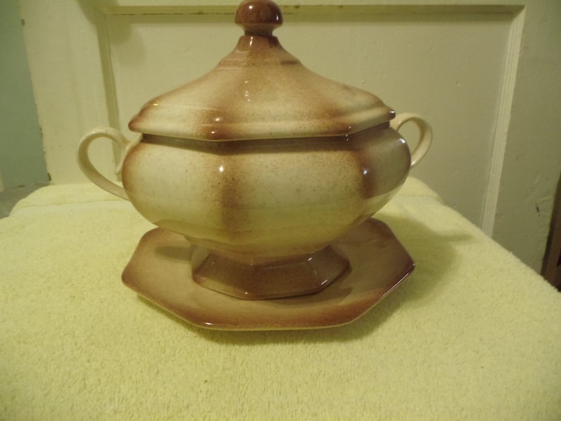 Signed 3 Piece Beautiful Serving Bowl