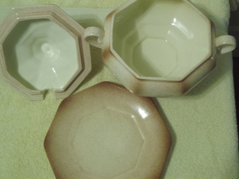 Signed 3 Piece Beautiful Serving Bowl