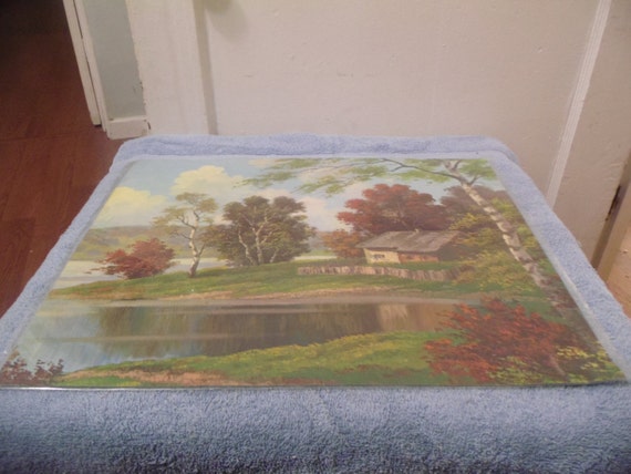1959 Copr A Fox Lithograph Backwater #1852