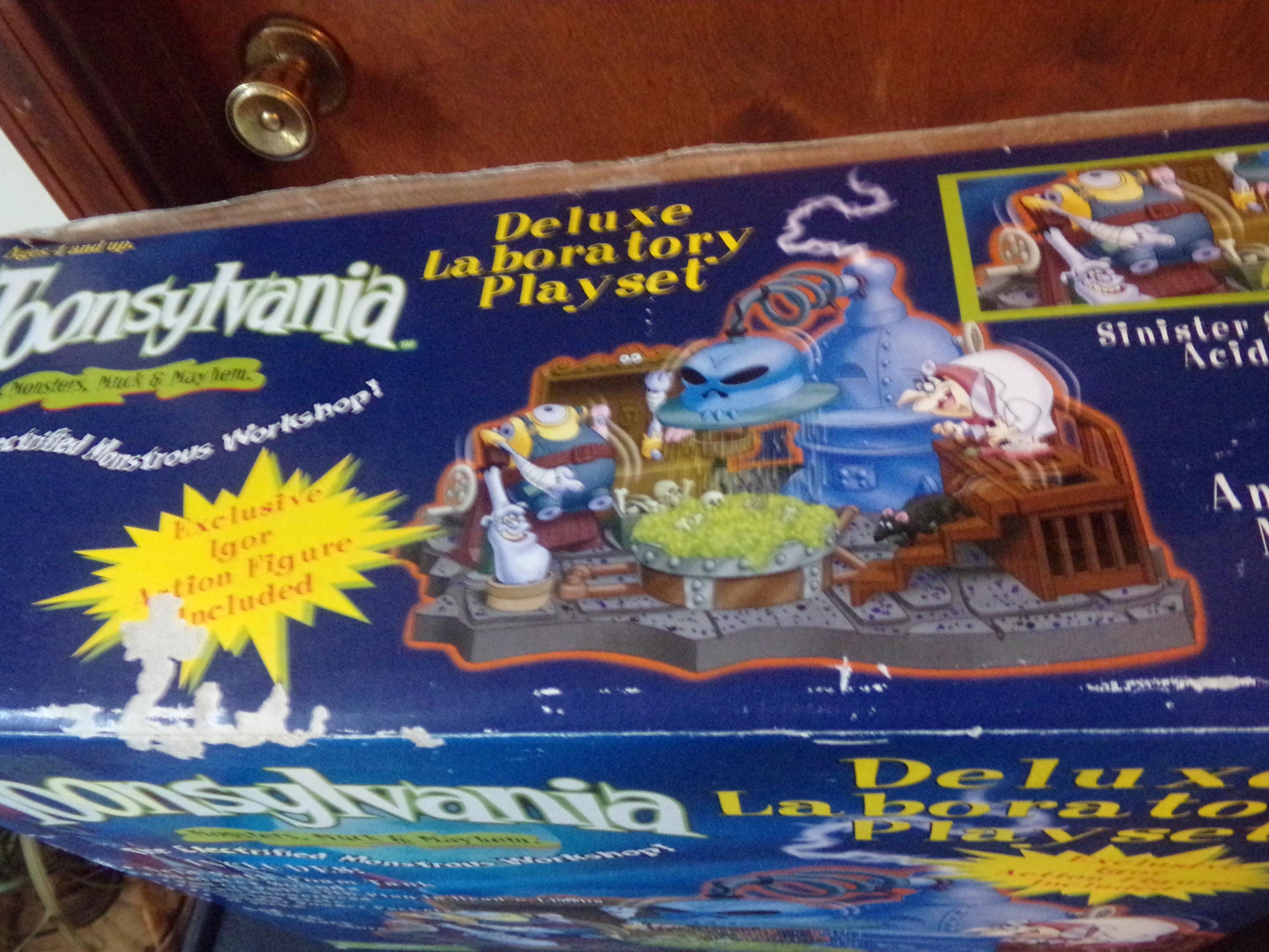 Toonsylvania トゥーンシルバニア フィギュア　セット　1998 1998 Toonsylvania Deluxe Laboratory Play Set - Etsy