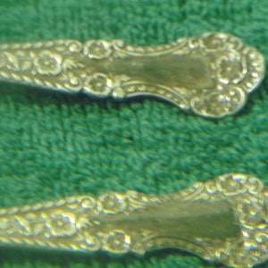 Pat. 1899 Gorham Sterling Silver Teaspoon 3 spoons total image 2