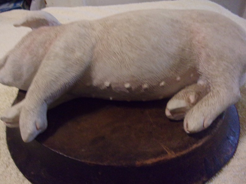 1990 Sandicast Sleeping Mother Pig