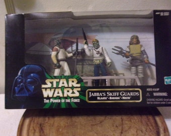 New 1998 Star Wars Jabba's Skiff Guards Action Figure  Factory Sealed