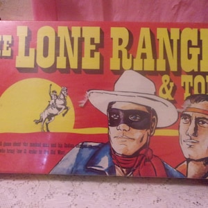 Rare Vintage 1978 The Lone Ranger & Tonto Board Game Warren -Factory Sealed
